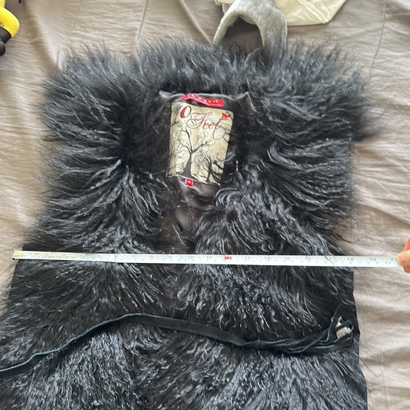 Real leather and real fur vest - Picture 7 of 7